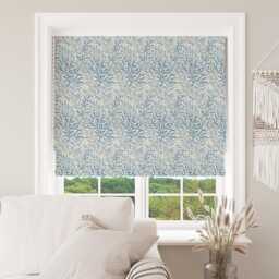 Custom Made To Measure Roman Blind Shade William Morris Willow Bough Azure Hand Crafted - thumbnail 1