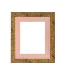 studio Vintage Wood Photo Picture Frame With A Pink Mount, Poster Frame, Art Frames