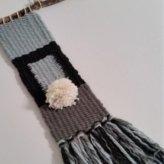 Blue Woven Wall Hanging - image 1