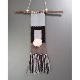 Blue Woven Wall Hanging - thumbnail 2