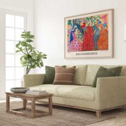 Baya Mahieddine Art Print Algerian Artist Exhibition Wall Decor - thumbnail 2