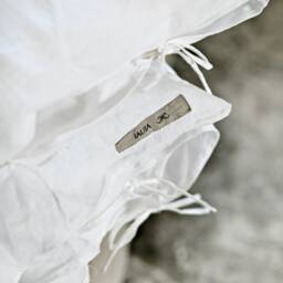 Off White Linen Duvet Cover With Ties/stonewashed Bedding/Washed Custom in Cream White - thumbnail 3
