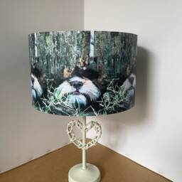 Puppy Dog Lampshade, Light Shade, Shabby Chic - thumbnail 4