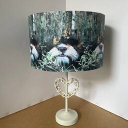 Puppy Dog Lampshade, Light Shade, Shabby Chic - thumbnail 3