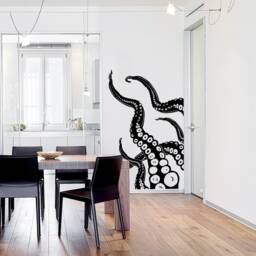 Octopus Wall Decal Tentacles Vinyl Sticker Decals Kraken Fish Deep Sea Scuba Ocean Bathroom Home Decor Nautical Bedroom X23 - thumbnail 3