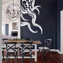 Octopus Wall Decal Tentacles Vinyl Sticker Decals Kraken Fish Deep Sea Scuba Ocean Bathroom Home Decor Nautical Bedroom X23 - thumbnail 2