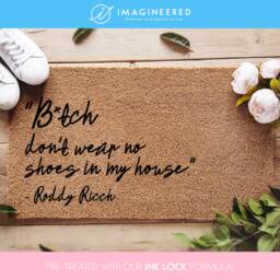 "The Box Roddy Ricch Handwritten Style ""Btch Don't Wear No Shoes in My House" - thumbnail 2