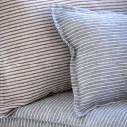 Bench Cushion, Window Seat Stripe Bench Cushion , Mudroom Seat Cushion, Reading Nook French - thumbnail 3