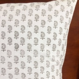 Euro Sham Cover/ 24x24/ Brown Euro/ Bed Pillows/ Throw Decorative Accent Indian Shams - thumbnail 2