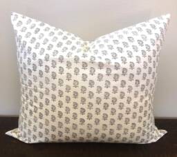 Euro Sham Cover/ 24x24/ Brown Euro/ Bed Pillows/ Throw Decorative Accent Indian Shams - thumbnail 1