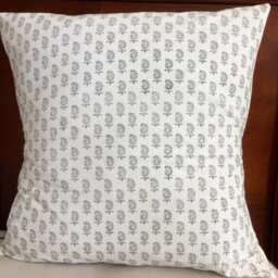 Euro Sham Cover/ 24x24/ Brown Euro/ Bed Pillows/ Throw Decorative Accent Indian Shams - thumbnail 4
