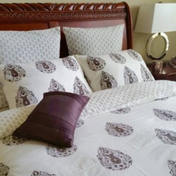 Euro Sham Cover/ 24x24/ Brown Euro/ Bed Pillows/ Throw Decorative Accent Indian Shams - thumbnail 3