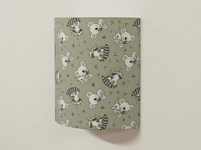 Koala & Raccoon Wall Light - Perfect Gift Idea For Christmas, Birthdays, Baby Showers, Or Any Other Occasion - image 1