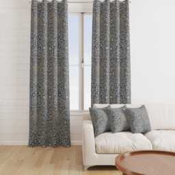 Custom Made William Morris Blackthorne Slate Blackout Lining Curtains 3 - thumbnail 1