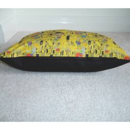 "Gustav Klimt The Kiss Bolster Pillow Cover 12x16 Oblong 16""x12" - thumbnail 2
