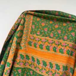 Vintage Cotton Kantha Quilt Reversible Patchwork Block Print Handmade Boho Throw - thumbnail 2