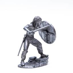 Tin 54mm Celt With Sword & Shield 1/32 Figurine - thumbnail 4