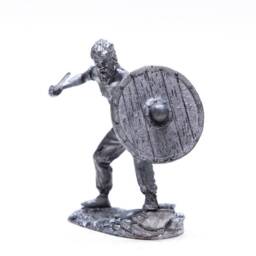 Tin 54mm Celt With Sword & Shield 1/32 Figurine - thumbnail 2