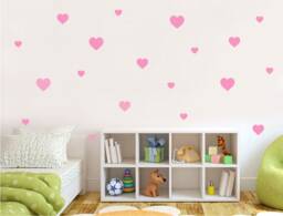 Heart Wall Stickers, Heart Decals, Nursery Decor, Art, Hearts Art - thumbnail 1