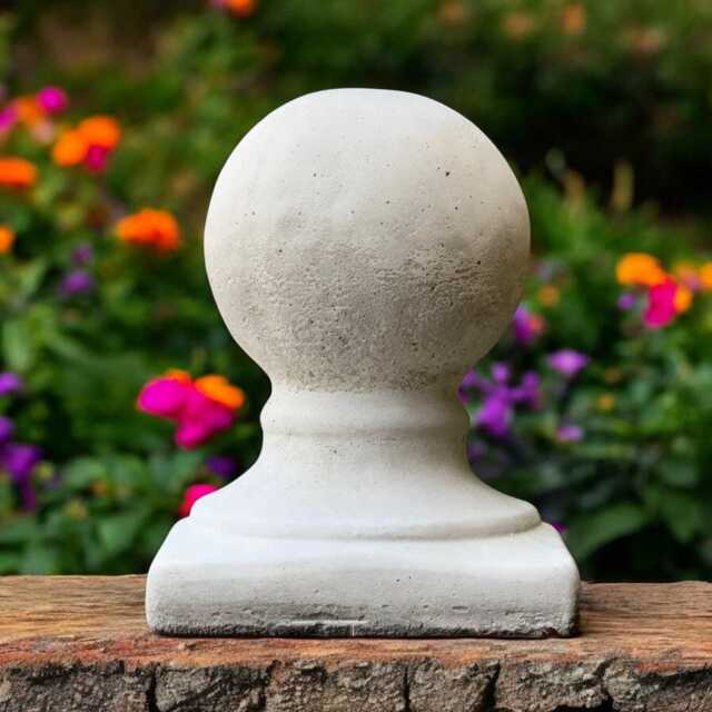 Concrete Garden Sphere Stone Ball Statue Outdoor Decorative Orb Cement Yard Globe Round Ornament Modern Minimalist Decor Lawn Gift - image 1