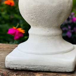 Concrete Garden Sphere Stone Ball Statue Outdoor Decorative Orb Cement Yard Globe Round Ornament Modern Minimalist Decor Lawn Gift - thumbnail 4
