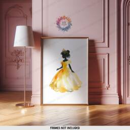 Princess Nursery Prints - Set Of 3 Posters - Kids Print Girls Room Wall Art Bedroom Decor Playroom Artwork Baby Gifts - thumbnail 3