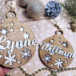 Personalised Christmas Tree Bauble - thumbnail 2