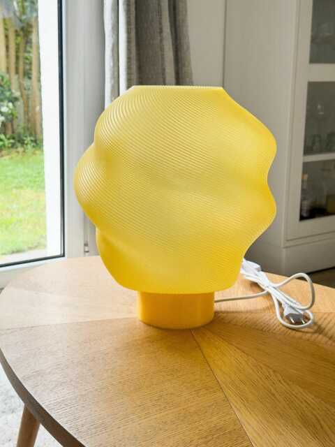 Air Grande Gold Lamp - A Light Fixture Made From Recycled Bioplastic Soft & Responsible Style - image 1