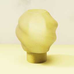 Air Grande Gold Lamp - A Light Fixture Made From Recycled Bioplastic Soft & Responsible Style - thumbnail 3
