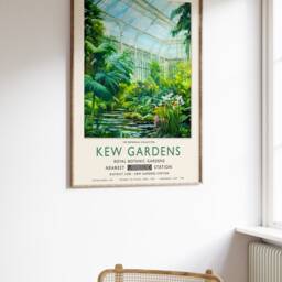 Kew Gardens Print, London Botanical William Morris Poster, Vintage Wall Art, Floral A1/A2/A3/A4 - thumbnail 2