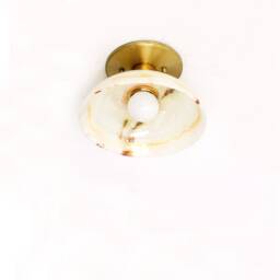 Unique Onyx Stone Wall Fixture Light Sconce Lamp Vanity Powder Room Living - thumbnail 4