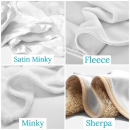 Personalized Woodland Animals Baby Blanket in Fleece, Minky, Or Sherpa - thumbnail 4