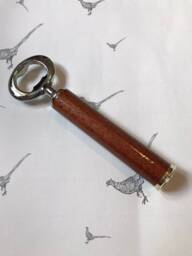 Holland & Shotgun Shell Solid Sapele Wood Bottle Opener
