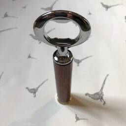 Holland & Shotgun Shell Solid Sapele Wood Bottle Opener - thumbnail 4