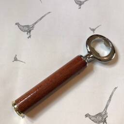 Holland & Shotgun Shell Solid Sapele Wood Bottle Opener - thumbnail 2
