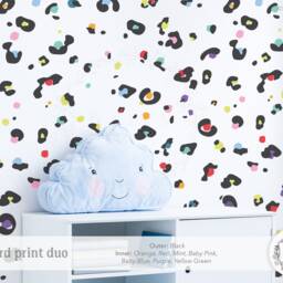 Leopard Print Wall Sticker, Multi-Colour, Animal Print , Leopard Print, Wallpaper, Decals For Nursery, Decals Bedroom - thumbnail 2