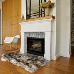 Big Sheepskin Mouflon Throw Genuine Leather Sheep Skin Decorative Rug 50x 30 - thumbnail 3