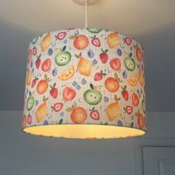 Fruit Lampshade, Fruity Lampshade, Childrens Baby Kids Fun Colourful Play Room Lamp - thumbnail 2