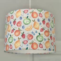 Fruit Lampshade, Fruity Lampshade, Childrens Baby Kids Fun Colourful Play Room Lamp