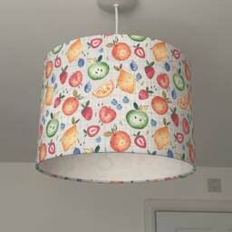 Fruit Lampshade, Fruity Lampshade, Childrens Baby Kids Fun Colourful Play Room Lamp - thumbnail 4