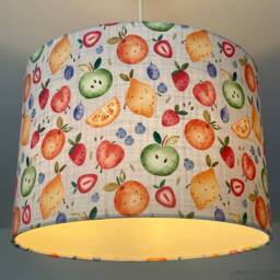 Fruit Lampshade, Fruity Lampshade, Childrens Baby Kids Fun Colourful Play Room Lamp - thumbnail 3