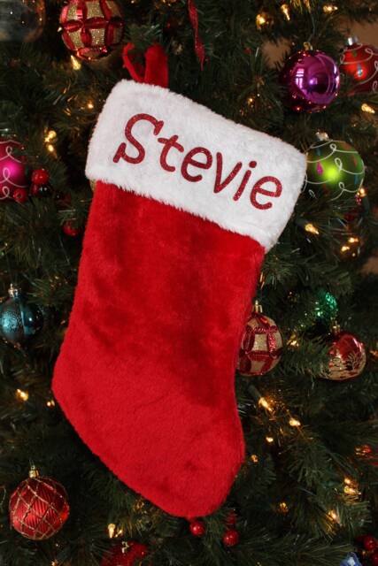 Christmas Stocking Personalized, For Kids, Adults, Baby's, Pets, Office, Classroom - image 1