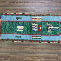 Custom Beni Ourain Runner Rug Moroccan Wool Hallway - thumbnail 3