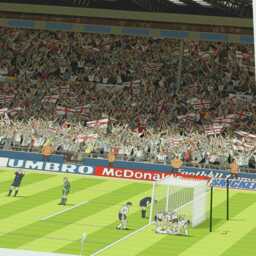 England V Scotland Euro 96 Illustrated Art Print - Paul Gascoigne Gazza Goal Poster Gift - thumbnail 3