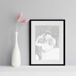 Custom Any Song Lyrics From Photo Personalized First Dance Text To Picture 1st Anniversary Favorite Canvas Print - thumbnail 2