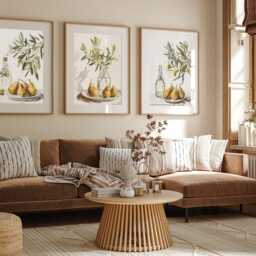 Set Of 3 Lemons Fruit Art Prints, Wall Art, Citrus Print, Home Decor, Kitchen Wall Art, Lemons Art, Living Room Art, Home Decor - thumbnail 2