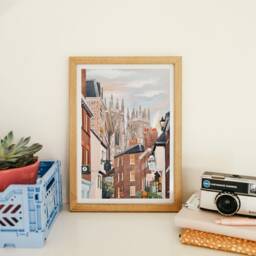 York Art Print, Travel Print, Poster, Art, UK, UK Cathedral - thumbnail 2