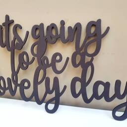 Rustic Wooden Quote Sign - Custom Birchwood Wall Art - thumbnail 2