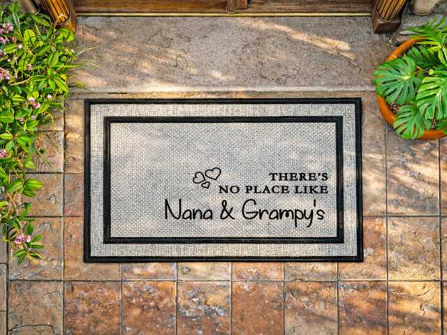 Personalised Surname Welcome Mat, Outdoor Weatherproof Doormat - image 1