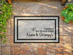 Personalised Surname Welcome Mat, Outdoor Weatherproof Doormat